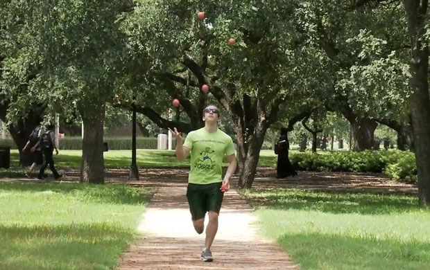 Rice University Researcher Breaks Joggling World Record – Texas Monthly