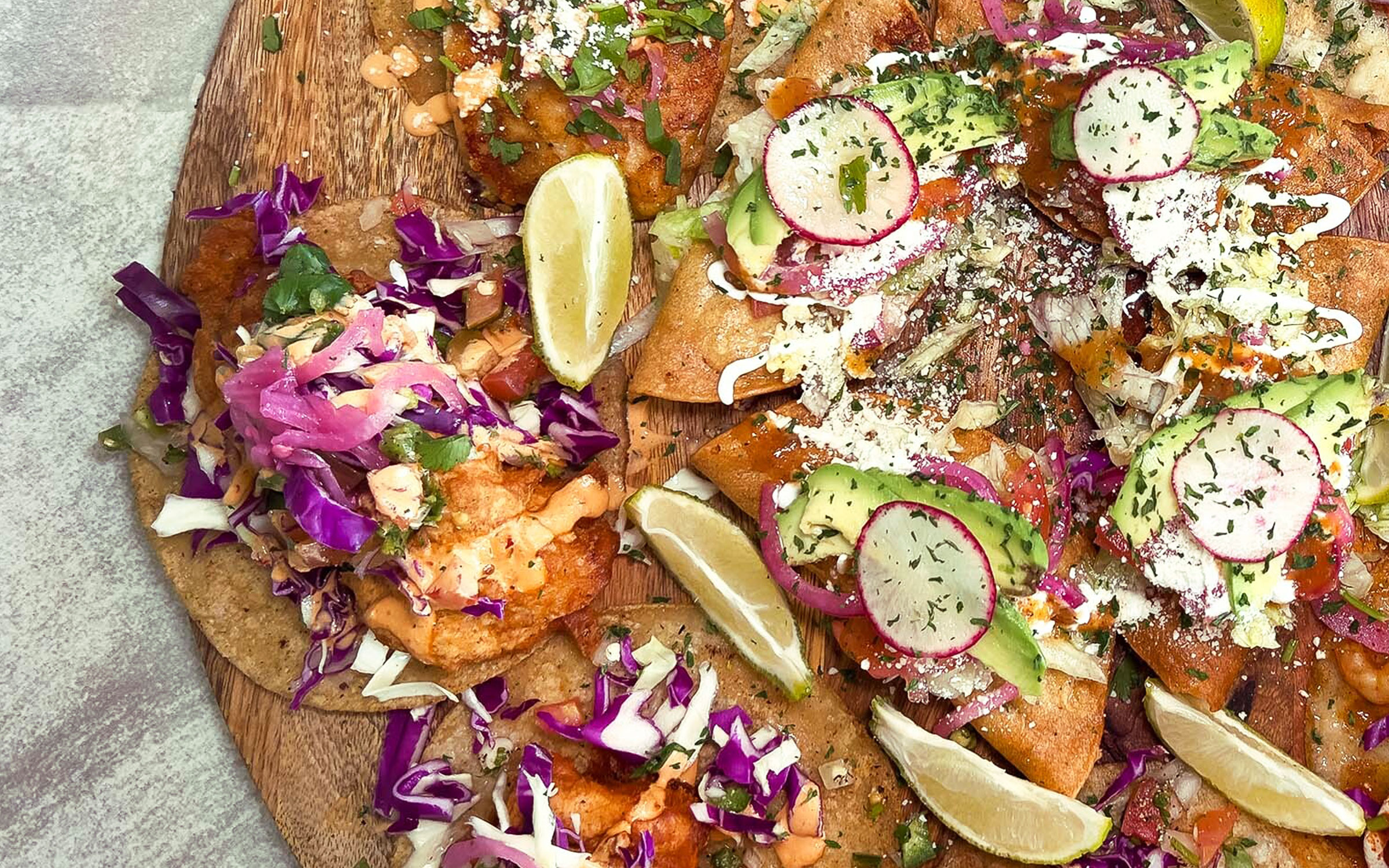 Get Great Fish Tacos in Alpine at Sazzon Baja-Mex Culinary
