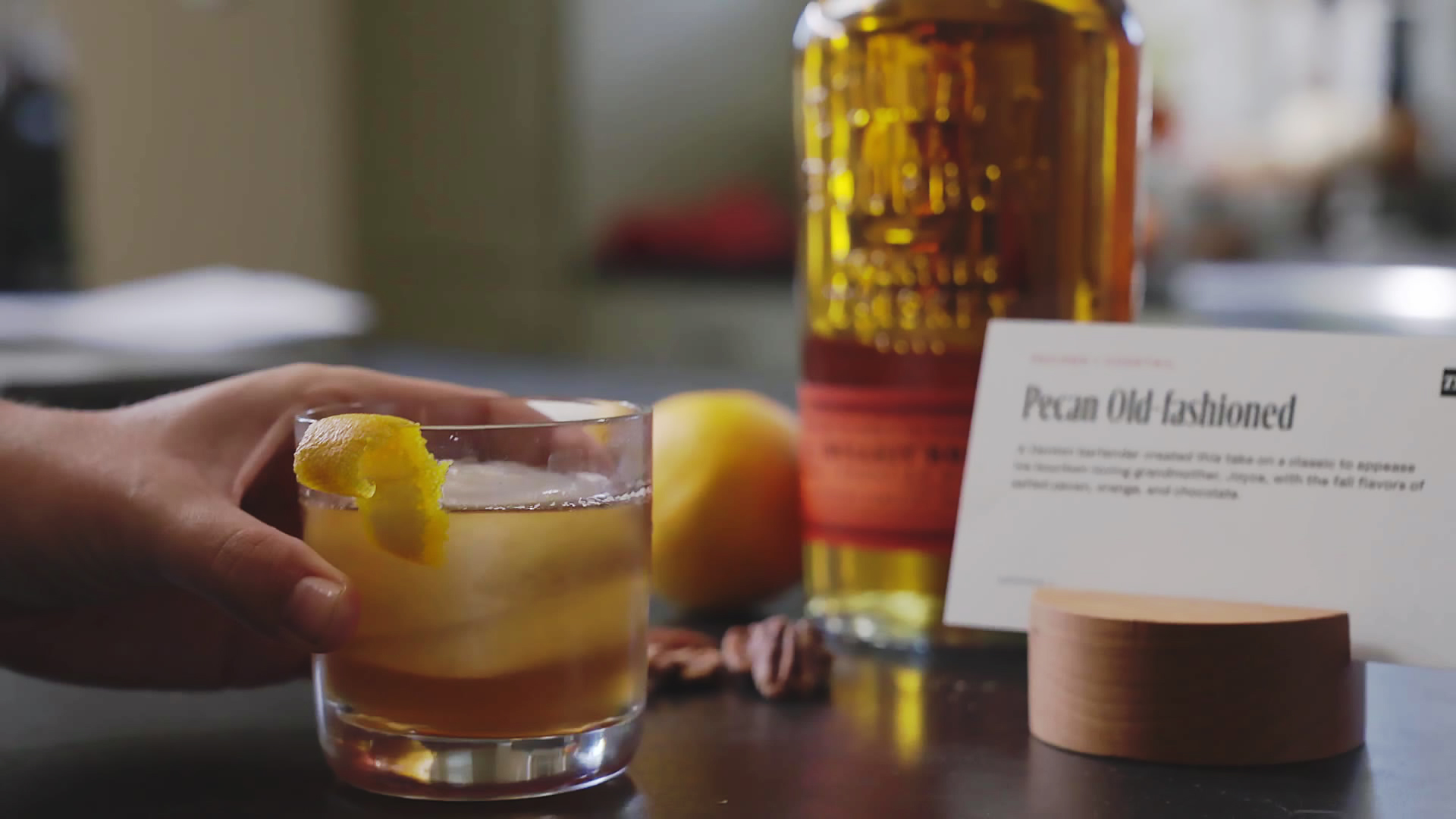 Texas Dinner Party, Holiday Potluck Edition: Pecan Old-Fashioned